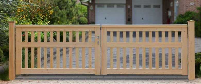 houten tuinpoort
